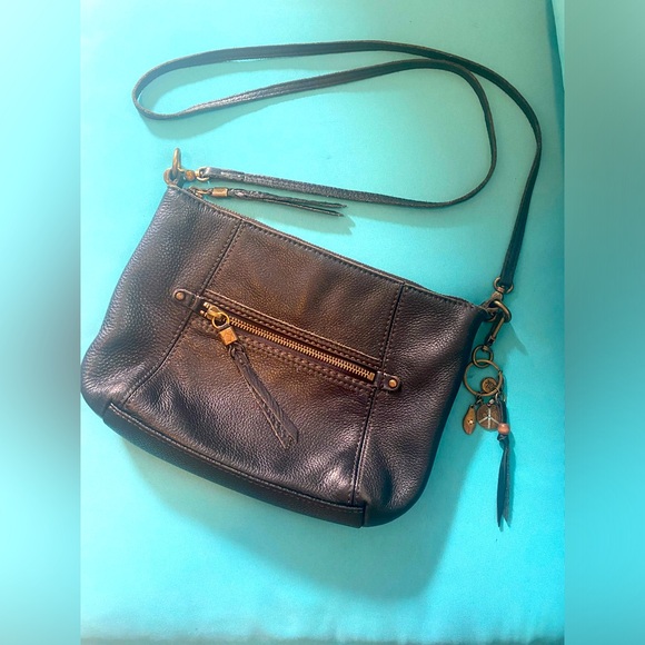 The Sak Handbags - The Sak crossbody or shoulder black leather purse